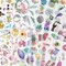 Wrapables Washi Stickers Sets for Scrapbooking, DIY Crafts for Stationery, Diary, Card Making